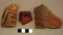 Red potsherds