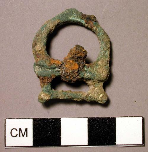 Bronze, iron buckle