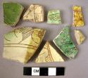 8 potsherds- Persian Sgraffito