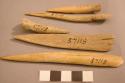 Bone awls made from split bone