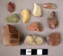 32 miscellaneous worked stones