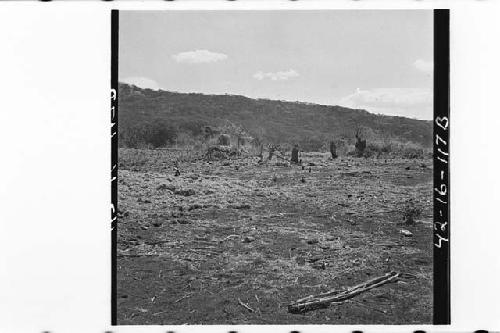 Panorama of exterior west side of Group I