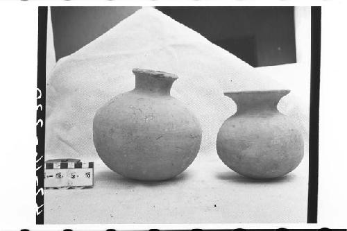 Two Pottery Jars