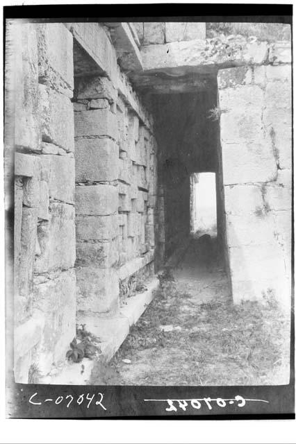 Stair passage on the second story of Monjas.