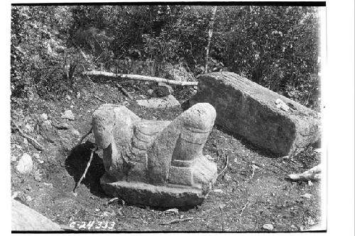 Chac Mool on summit of the Temple of Warriors