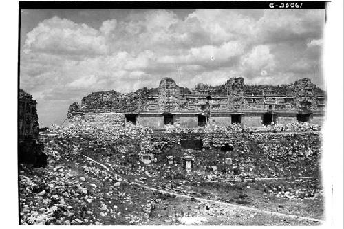 Monjas Quadrangle. Panorama #2. W. Range, W. end