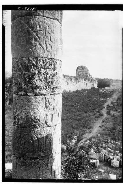 Ball Court from N. Temple