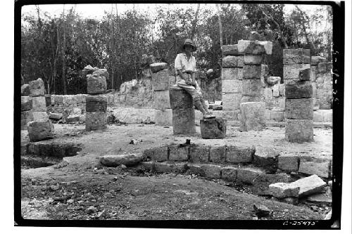 Temple of Xtoloc Cenote from west-southwest