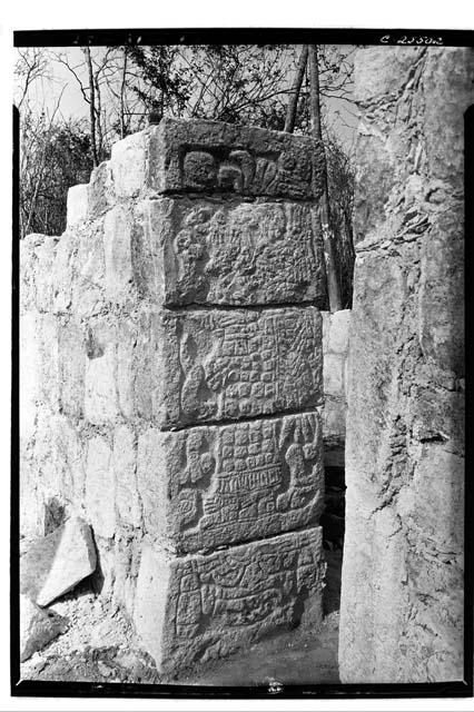 Inner entrance at Temple of Xtoloc Cenote