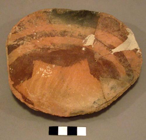 Large used decorated sherds