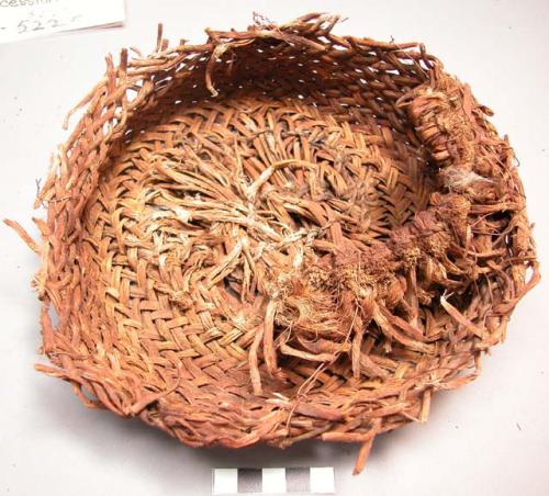 Yucca leaf basket