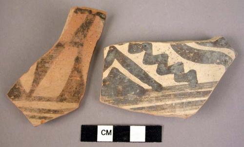 2 Quetta ware potsherds