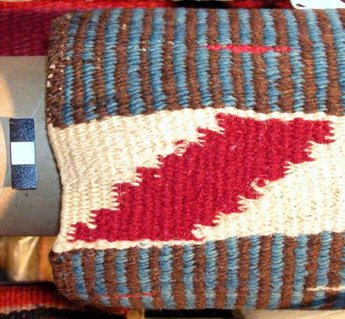 Serape, banded layout, center diamond