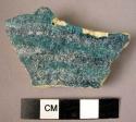 Potsherd - blue-green alkali