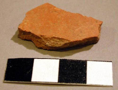 Undecorated potsherds