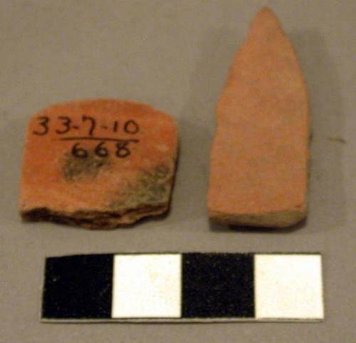 Used potsherds