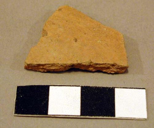 Black-on-red potsherds