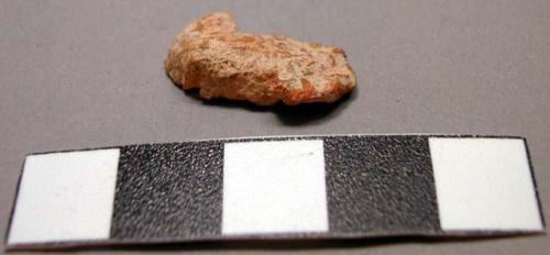 Raw material, small stone fragment