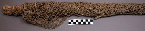 Fish net of Apocynum--used largely through the ice