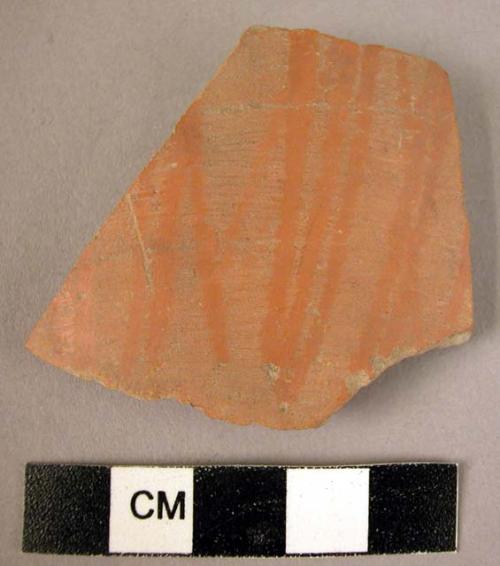 Potsherd - plain ware, tan burnished (A1)