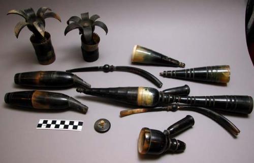 Large pipes, buffalo horn