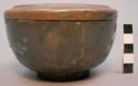 Copper bowl case with cover