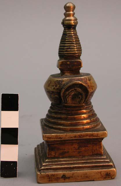 Brass chorten-pagoda (sacred)