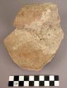 Rim potsherd of large red ware jar