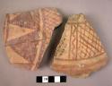 2 potsherds