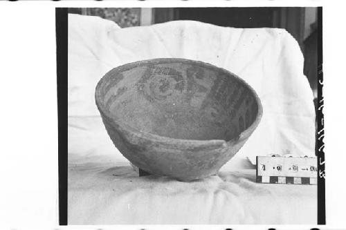 Fragmentary Tripodal Dichrome Bowl