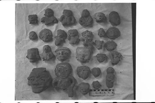 Twenty-Eight Figurine Fragments