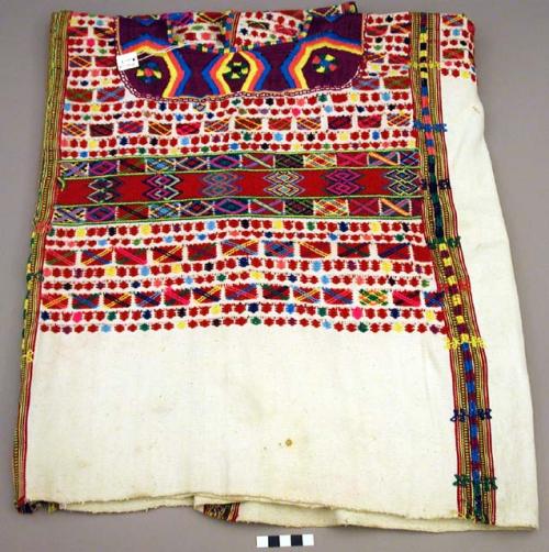 Embroidered huipil