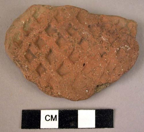 2 stamped potsherds