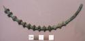 Necklace fragment, knobbed