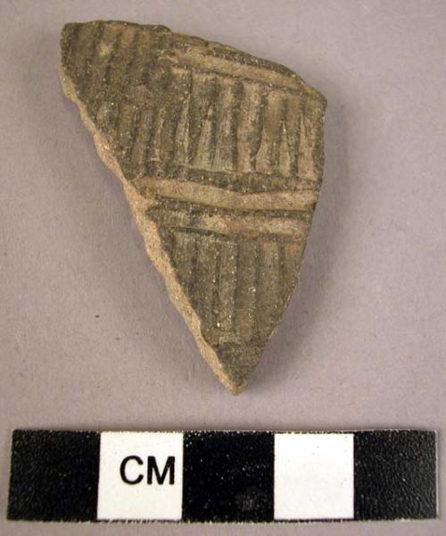 Incised potsherd - example of old Pagan ware