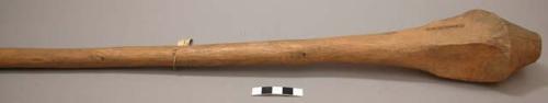 Club-shaped stick - 23", base of head square, top conical ("buhiri")