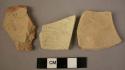 8 transitional ring slipped ware sherds