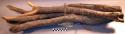Tools, forked sticks, set of four bound in cord