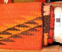 Blanket or rug, serrated design