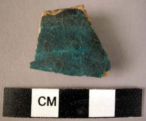 Potsherd - blue glaze