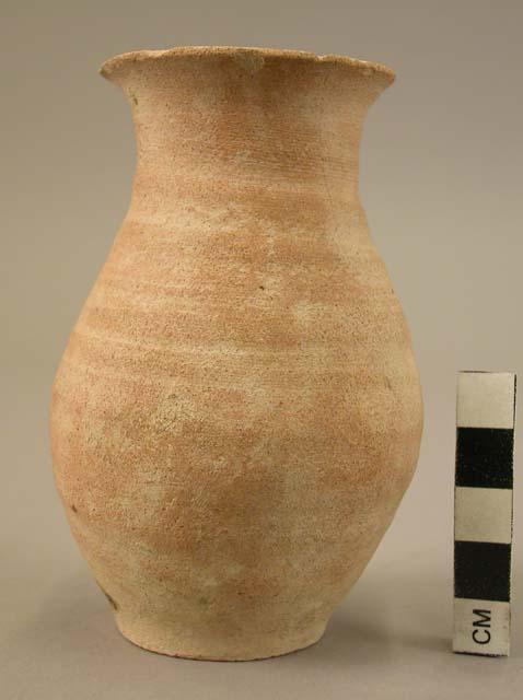 Pottery jar - plain ware, light (A14)