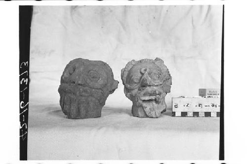 Two Tlaloc Heads