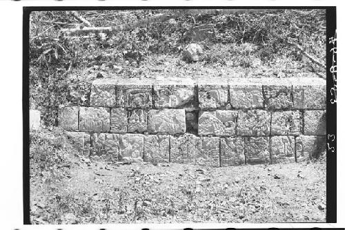 Red House. Ball Court. Central Panel, east bench