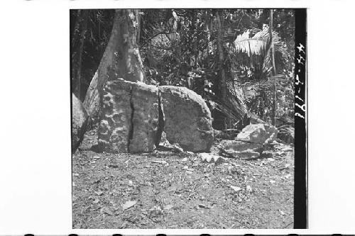 Round altar top of East Mound Plaza Group I, probably same as 44-2-190.