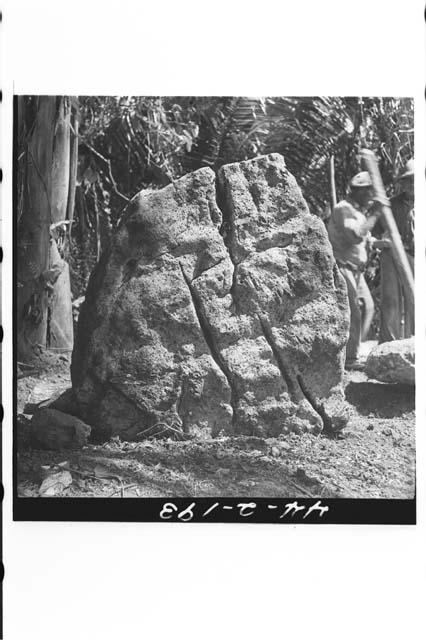 Round altar top of East Mound Plaza Group I.