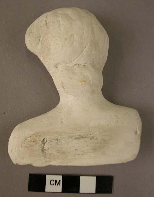 CAST of back of head of terracotta figure (2d century A.D.)