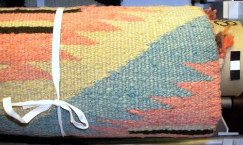 Banded blanket or saddle blanket