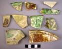 21 potsherds- Persian Sgraffito