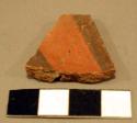 Red potsherds