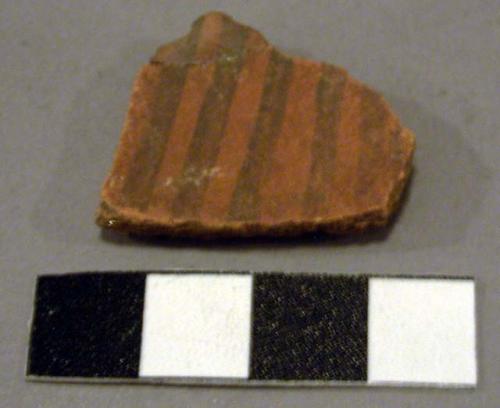 Red potsherds